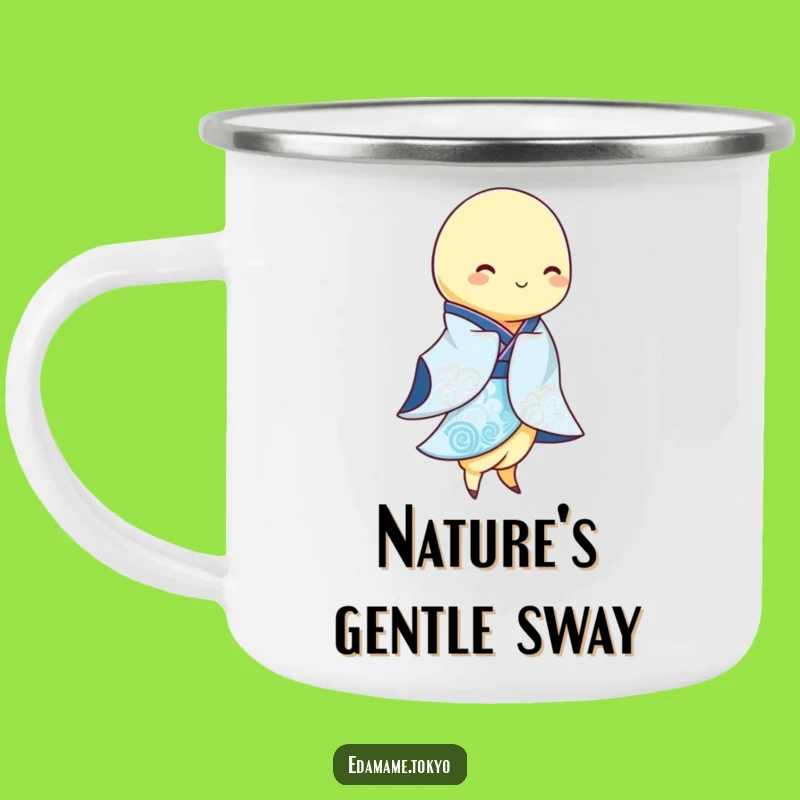 Funny Edamame Kimono Camping Mug - Tranquil Trails, Great Funny Gift