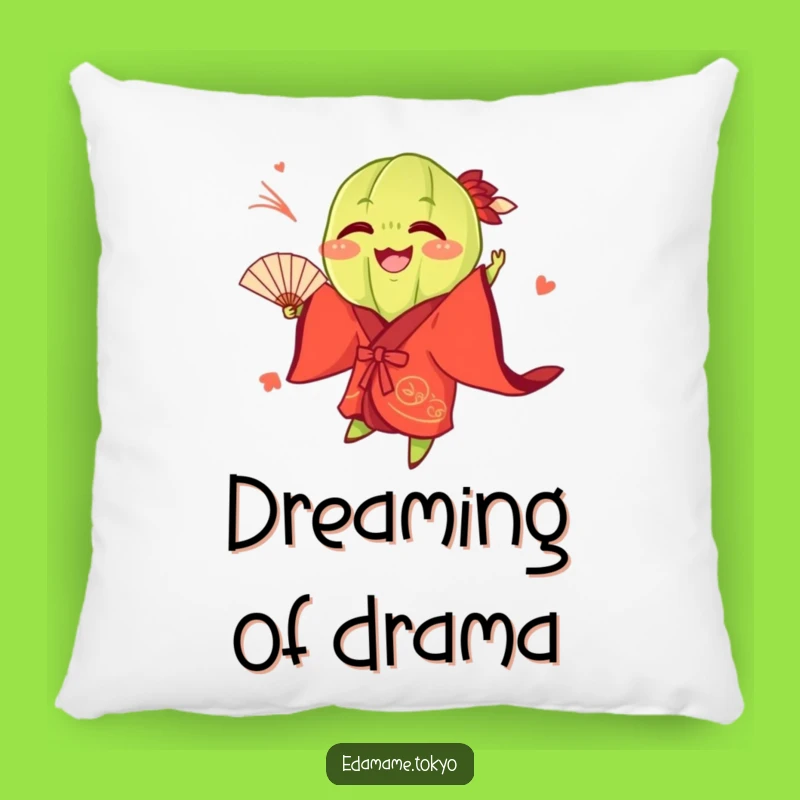 Funny Edamame Fan Pillow - Cozy Merriment, Adorable Funny Gift