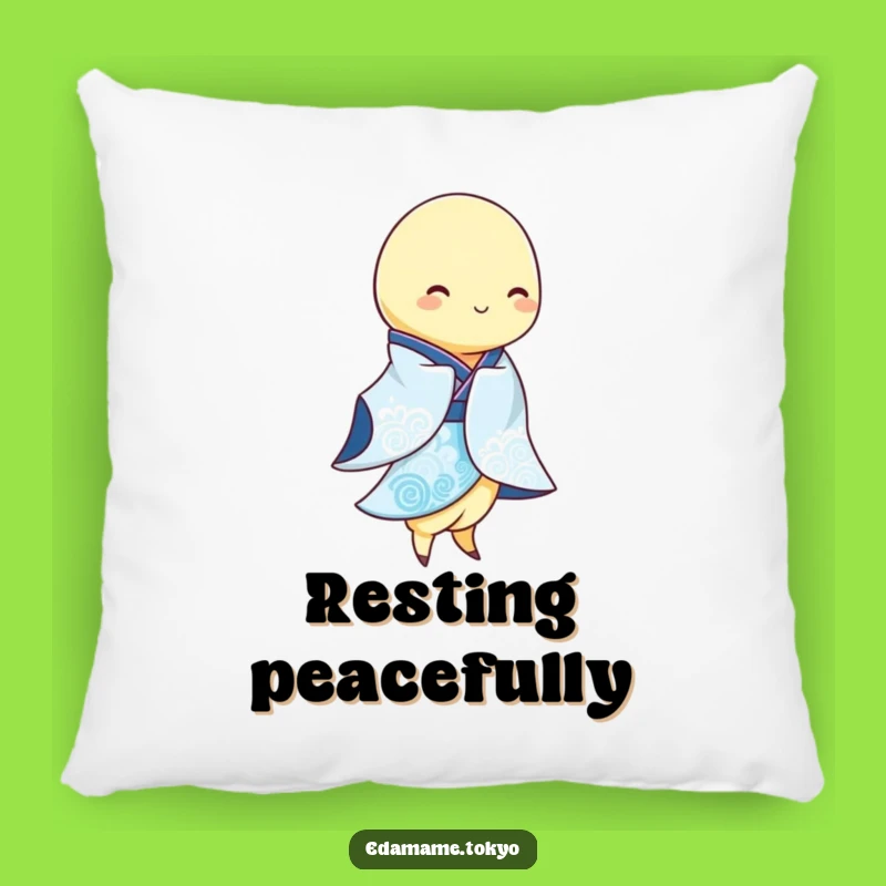 Funny Edamame Kimono Pillow - Cozy Calm, Adorable Funny Gift