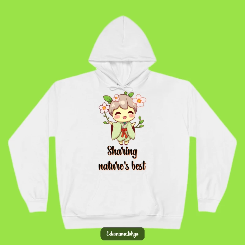 Cozy Funny Edamame Hoodie: Kimono Blossom Offer - Warm Gift