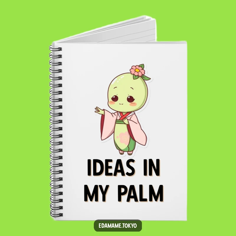 Funny Edamame Notebook: Elegant Kimono Hand - Journal Gift