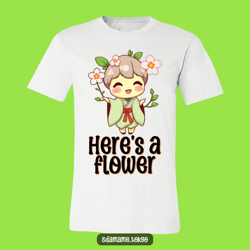 Funny Edamame T-Shirt: Kimono Blossom Offer - Nature Gift