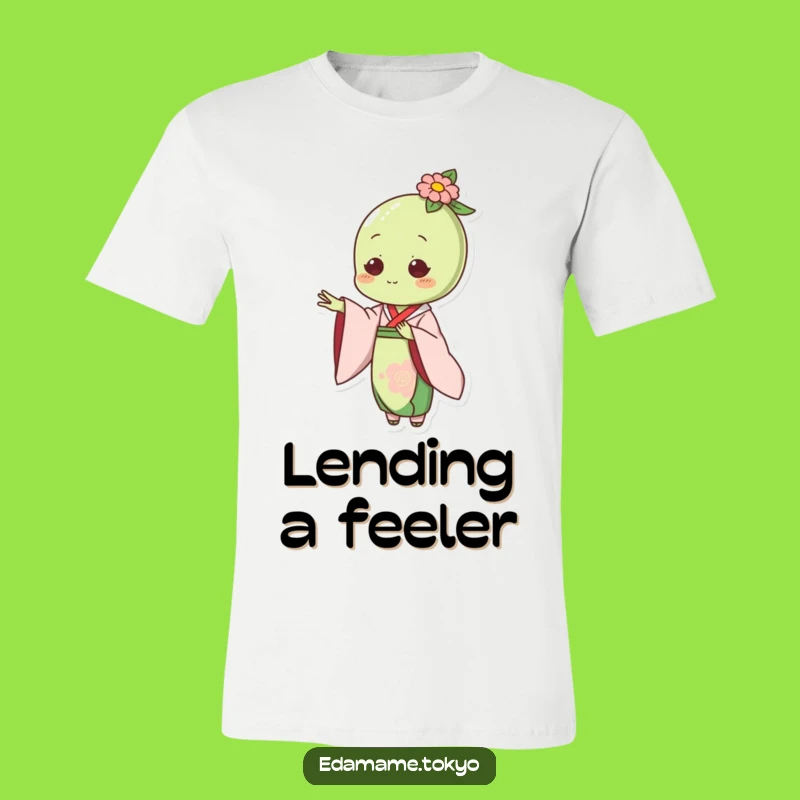 Funny Edamame T-Shirt: Elegant Kimono Hand - Stylish Gift